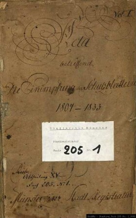 Schutzimpfung gegen Blattern, Band I