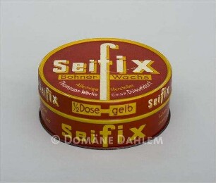 Zwei Bohnerwachs-Dosen "Seifix"