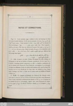 Notes Et Corrections.