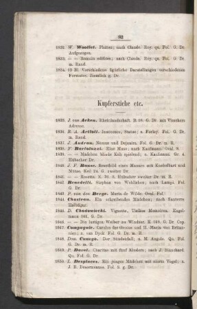 Kupferstiche etc