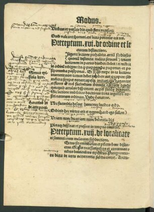 Preceptum .xvii. de localitate et sententiarum meliorum subductione.