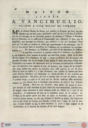 Maison située à Vancimouglio