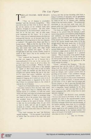 The lay figure: new year's day