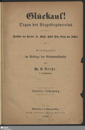 2.1882: Glückauf : Zeitschrift des Erzgebirgsvereins
