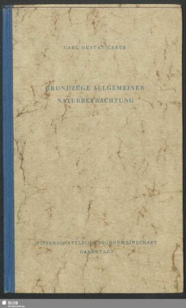 Grundzüge allgemeiner Naturbetrachtung