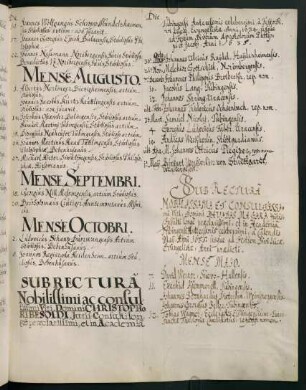 Winterhalbjahr 1634/1635. Rektorat Christoph Besold