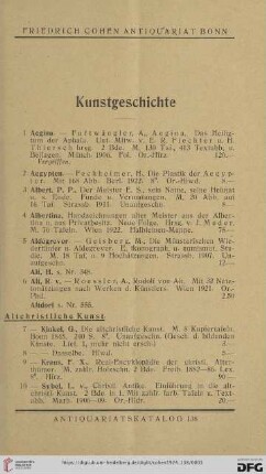 Kunstgeschichte (Nr. 1 - 895)