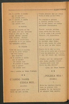 Cuando pases cerca mío... : (Zamba)