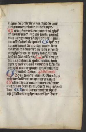 Terz (Fragment, Anfang fehlt)