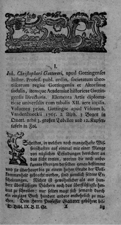 Elementa artis diplomaticae universalis.