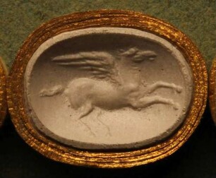 Der fliegende Pegasus (Daktyliothek, Erstes Mythologisches Tausend)