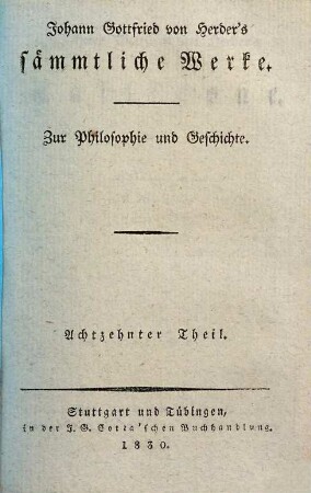 Johann Gottfried von Herder's Kalligone : 1800, 1