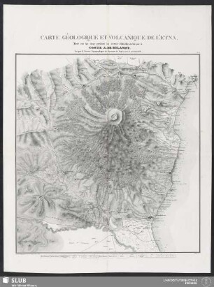 Pl. 5. Carte Géologique et Volcanique De L'Etna