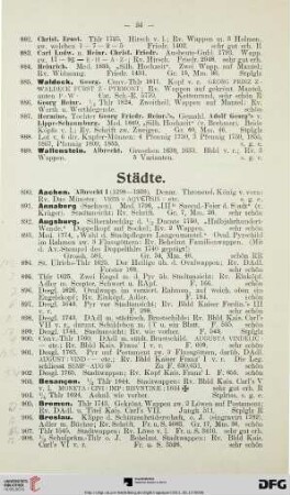 Städte (Nr. 890-991)