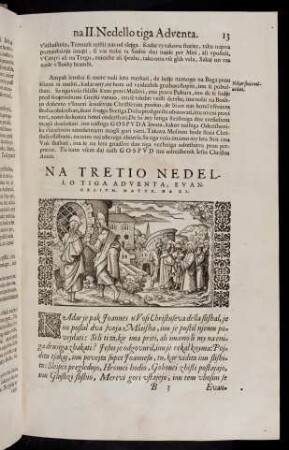 13-28, Na tretio nedello tiga adventa evangelium Matth. na. XI. - Na zheterto nedello tiga adventa evangelium Ioann. I.