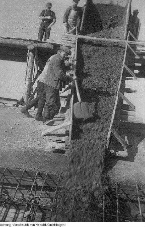 Dresden, Brücke der Einheit (Albertbrücke), Wiederaufbau, 1945