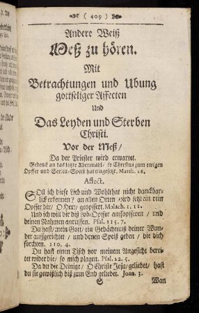 409-420, Andere Weiß Meß zu hören.