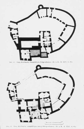 KriebsteinBurg, Grundriss