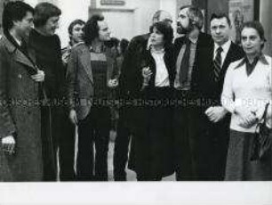 Kunstverein "Neue Gesellschaft für bildende Kunst" im Künstlerhaus Bethanien in Berlin (West) anlässlich der Majakowski-Ausstellung