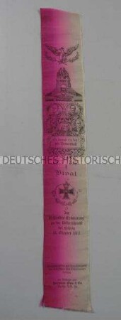 Vivatband: Völkerschlacht bei Leipzig 18. Oktober 1813