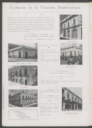 Evolución de la Vivienda Montevideana