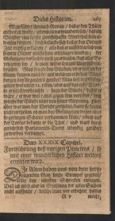 Das XXXIX. Capitel.