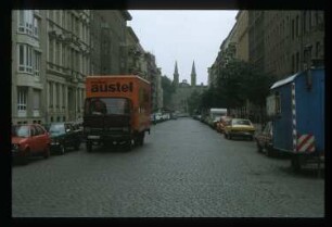 Diapositiv: Muskauer Straße, 1986