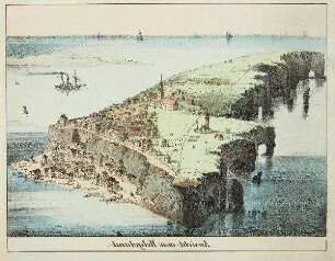 Ansicht von Helgoland