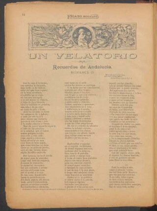 Un velatorio : Recuerdos de Andalucía. Romance