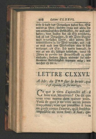 [Lettre CLXXVI. - Lettre CC.]