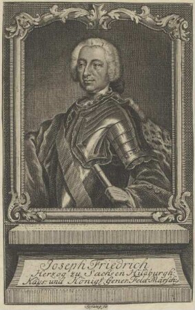 Bildnis des Joseph Friedrich zu Sachsen-Hildburgshausen
