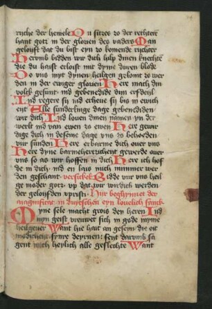 Magnificat, dt., mit Kollekte