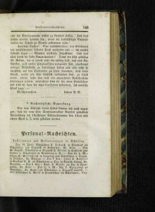 Nachträgliche Bemerkung