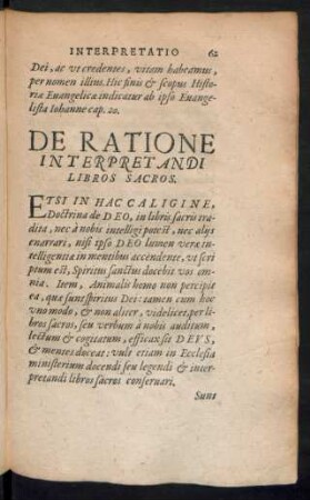 De Ratione Interpretandi Libros Sacros.