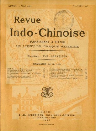 Lundi 11 Mai 1903. Numéro 238