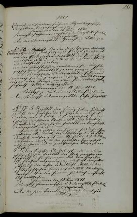 Berufung Professors Lejeune-Dirichlet zum ordentlichen Professor der Philosophischen Fakultät.