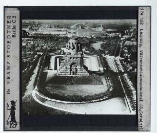 Leipzig, Völkerschlachtdenkmal : Luftbild