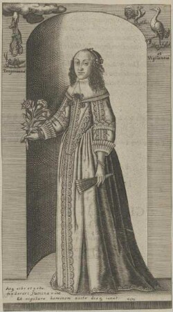 Bildnis von Clara Augusta, Herzogin von Württemberg-Neuenstadt