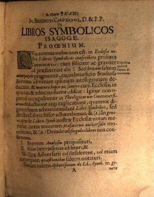 Isagoge in libros ecclesiarum Lutheranarum Symbolic.
