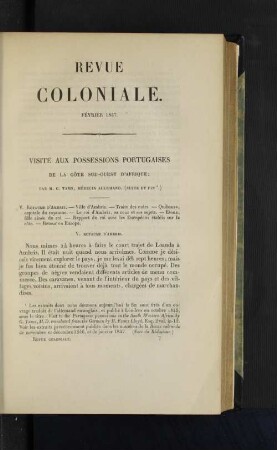 Visite aux possessions portugaises