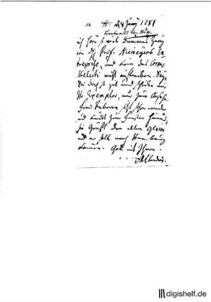 16: Brief von Matthias Claudius an Johann Wilhelm Ludwig Gleim