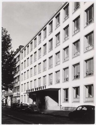 BBC (Brown, Boveri & Cie), Mannheim Bürohaus Augustaanlage: Straßenfront