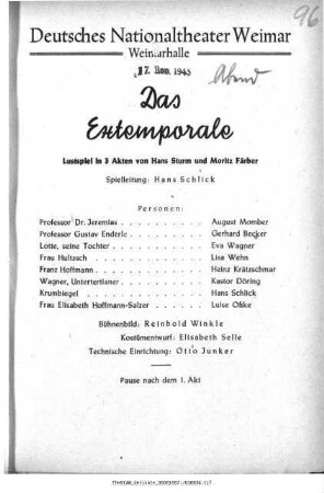 Das Extemporale