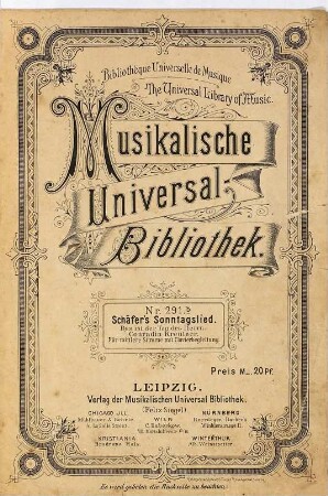 Schäfer's Sonntagslied