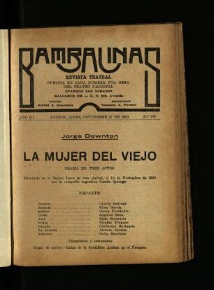 La mujer del viejo : drama en tres actos