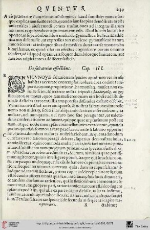 Cap. III.: De saltatoriae effectibus