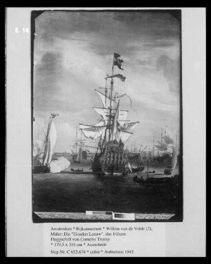 Die "Gouden Leeuw", das frühere Flaggschiff von Cornelis Tromp