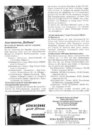Aus unserem "Rathaus"