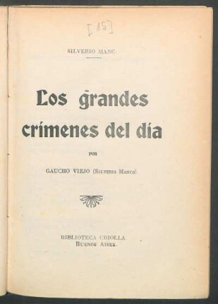 Los grandes crímenes del día