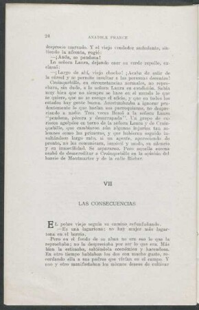 VII Las consecuencias